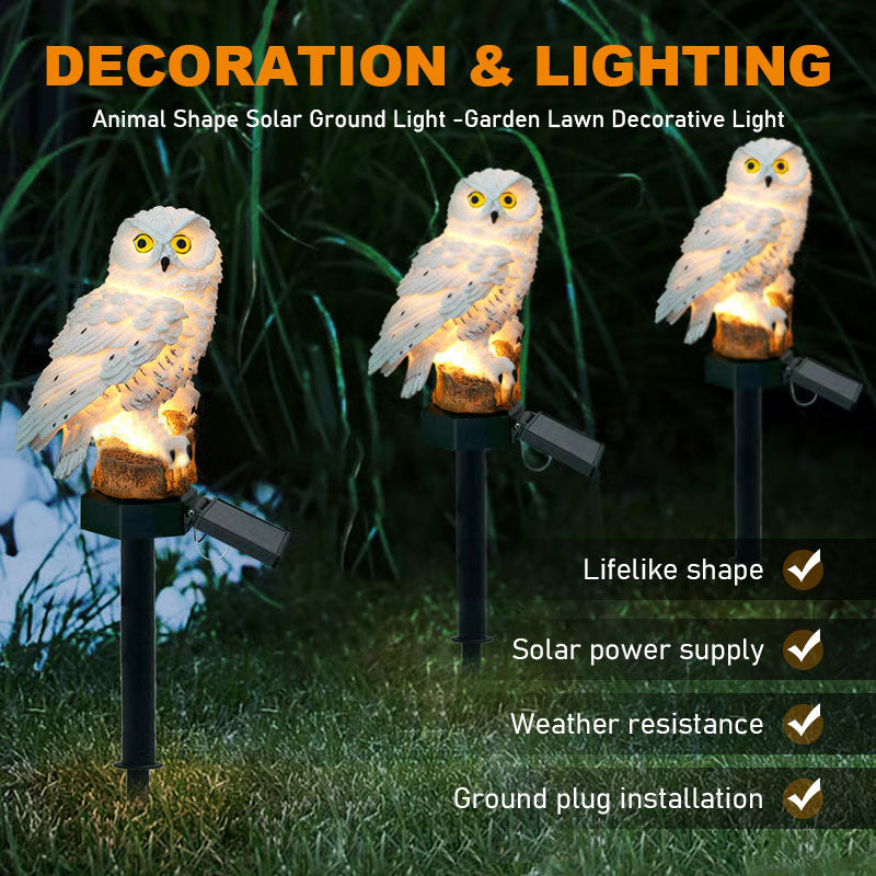 Animal Shape Solar Ground Light -Garden Lawn Decorative Light