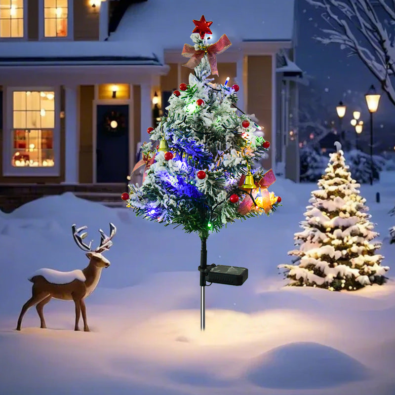 Solar Christmas Trees Lights Outdoor Decoration Waterproof