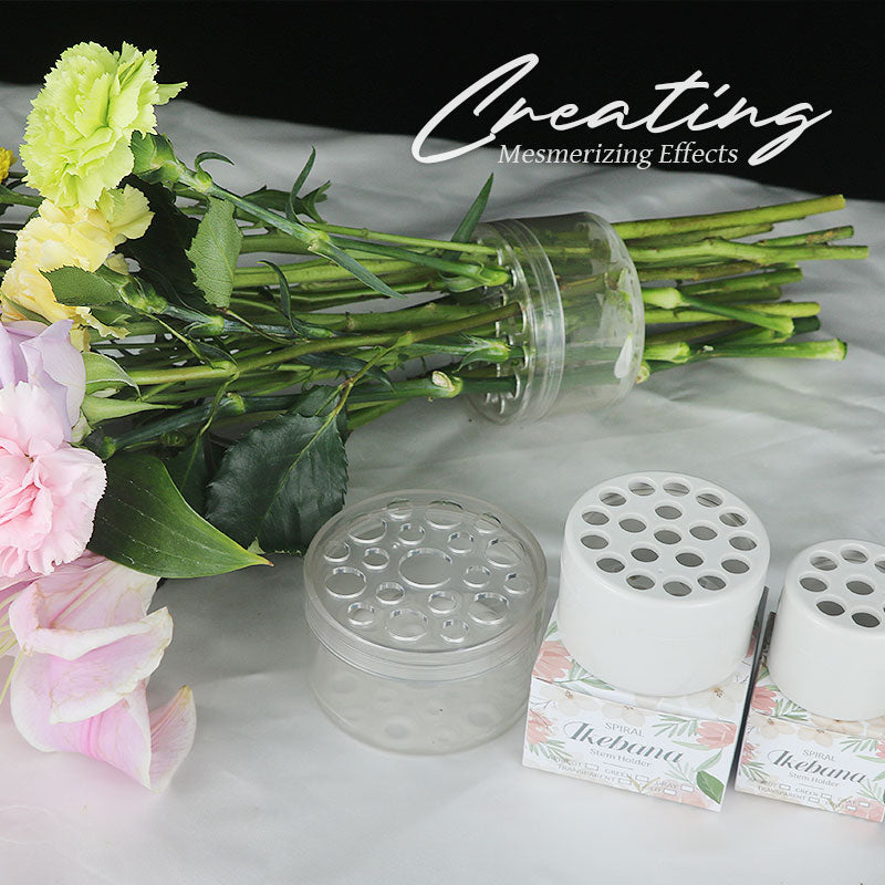 Transparent PLUS - Spiral Ikebana Stem Holder®