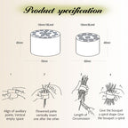 Transparent - Spiral Ikebana Stem Holder®